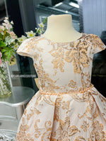 Load image into Gallery viewer, PRINCESS SOPHIA COUTURE DRESS (3y-12y) (gold)
