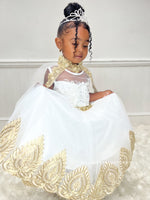 Load image into Gallery viewer, THALIA CAPE COUTURE DRESS (2yrs-14yrs) (girls)
