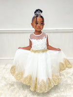 Load image into Gallery viewer, THALIA CAPE COUTURE DRESS (2yrs-14yrs) (girls)
